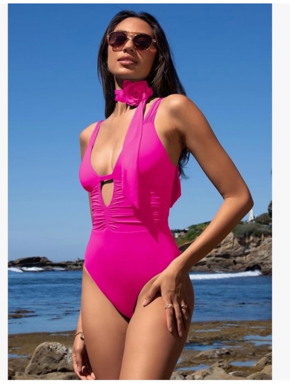 NWT BECCA Garden of Eden Multifit One-Piece Swimsuit - Picture 2 of 6